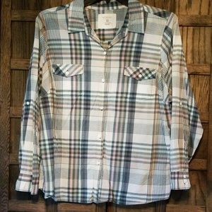 Womens plaid top